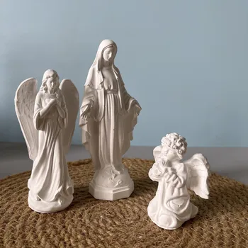 Virgin Mary Plaster Mold 1