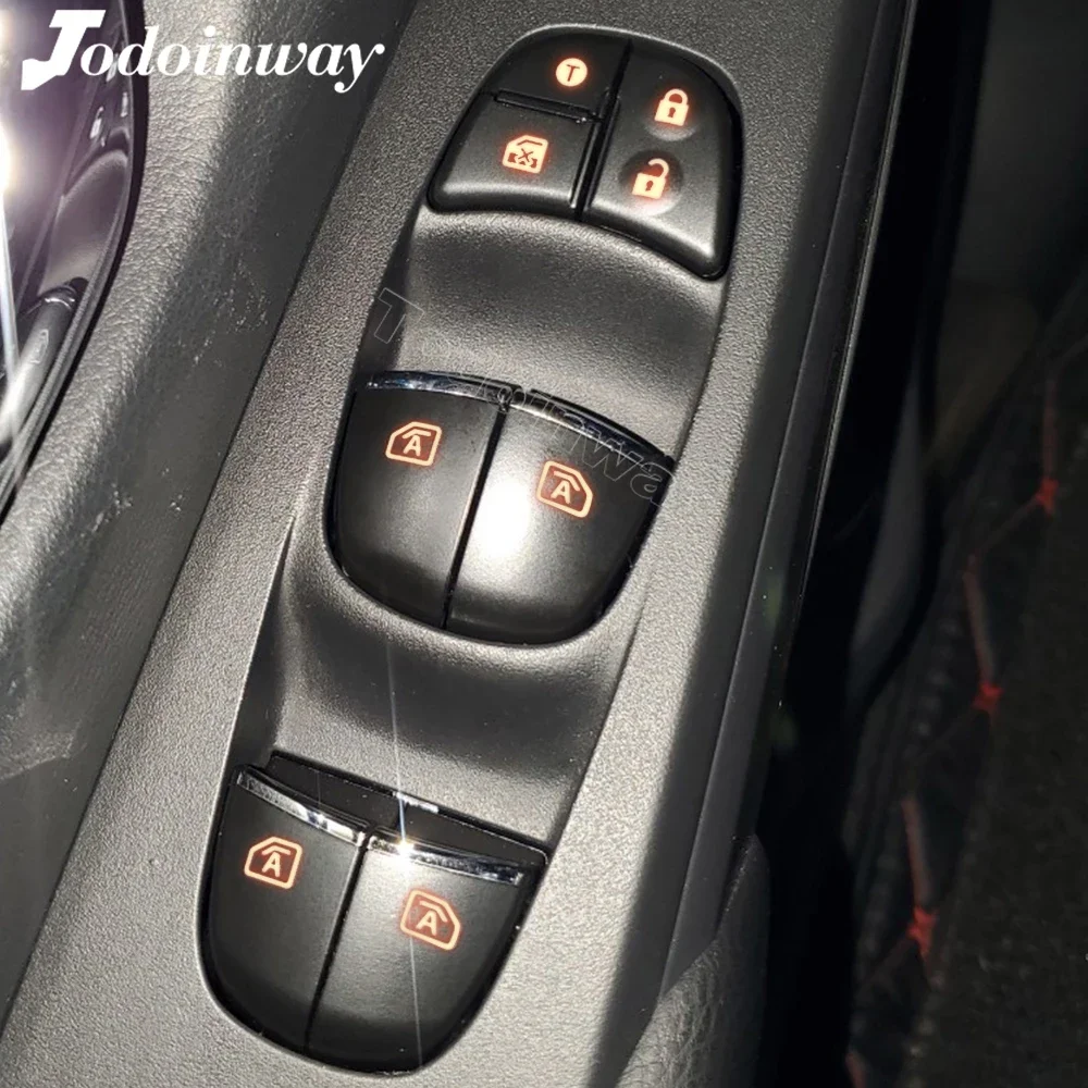 LED Power Window Switch Master Glass Lifter Control Button For Nissan x-trail t32 Rogue 2019 Qashqai J11 2018 tuning accessories