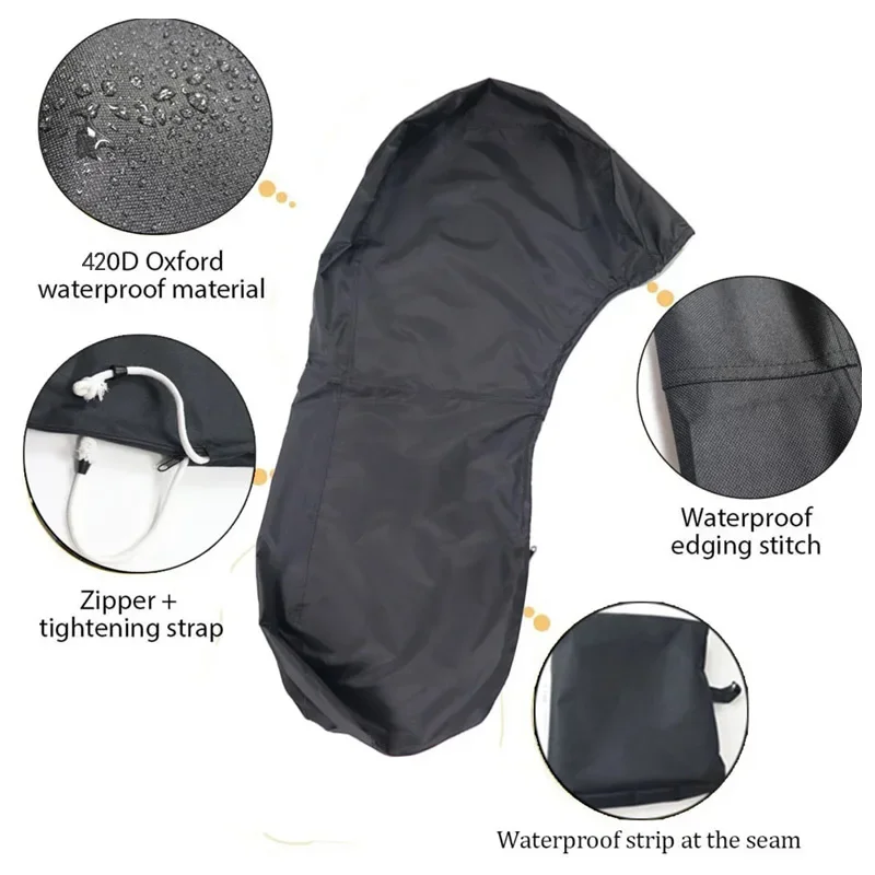 420D 5-350HP Yacht Full Outboard Motor Trailerable Engine Boat Cover Anti UV Dustproof Marine Engine Protection Waterproof