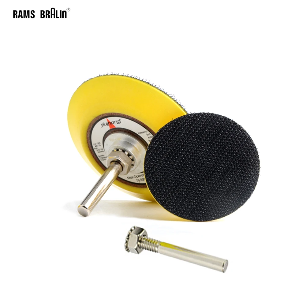 1 stück 3 "/2" Zurück-up Pad Düse für Bohrer Haken & Loop Schleifen Disc Luft sander Die Grinder Zubehör