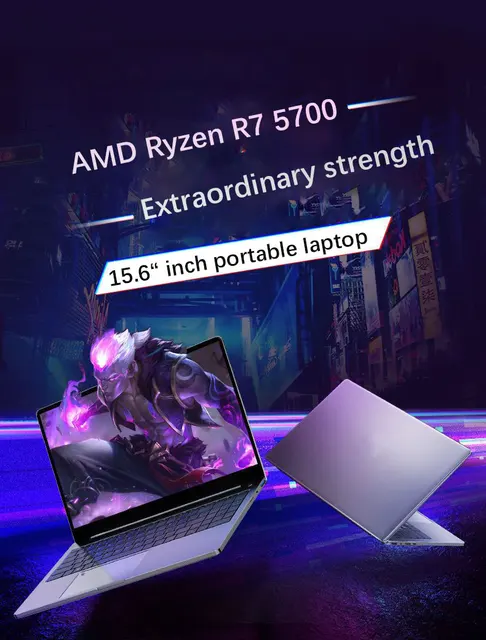 YSJMNPC 15.6 インチゲーミングノートパソコン AMD Ryzen7 5700U Vega 
