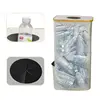 Returnable Bottle Bin with 2 Carry Bag for Collecting Empties and Glass Waste Storage for Deposit Bottles Bottle Bag Basket 4