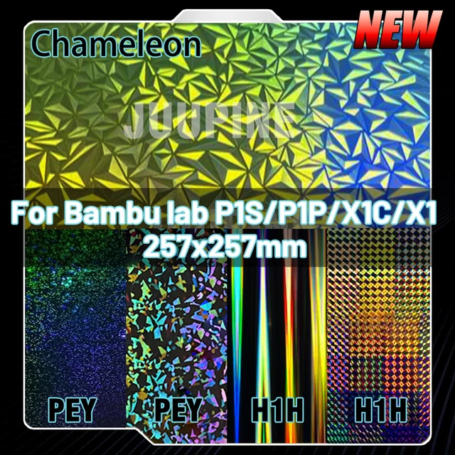  Colorful PEY PEI Build Plate for Bambu Lab X1/X1C/P1P