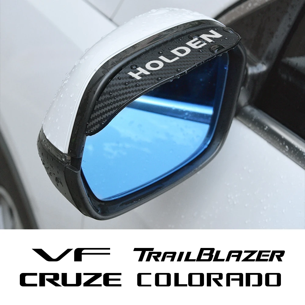 2Pcs Car Rain Eyebrow Rainproof Shield Cover for Holden TRAILBLAZER VF COLORADO CRUZE COMMODORE Monaro Auto Exterior Accessories