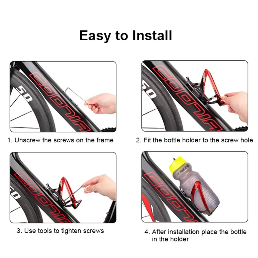 Description Picture 6 of itemBicycle Bottle Holder Water Bottle Cage MTB Road Bicycle Colorful Lightweight Cycling Bottle Bracket Bicycle Accessory