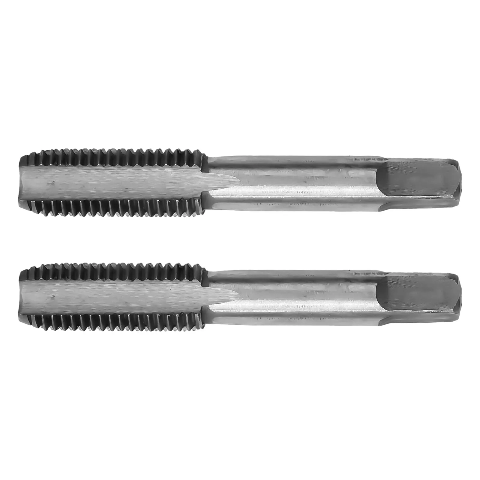 2PCS HSS 12mm*1.5 Metric Taper & Plug Tap Right Hand Thread M12*1.5mm Pitch Thread Metric Plug Drill Bits Cutting Tools