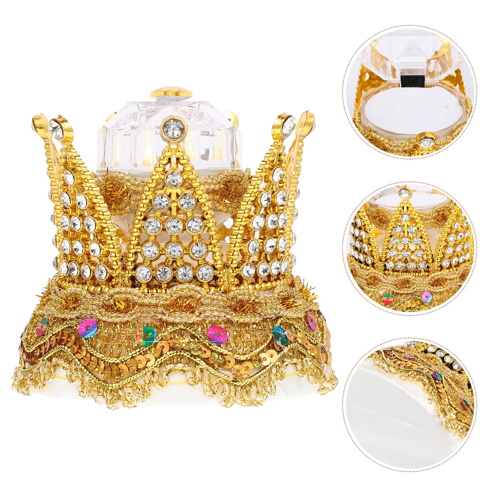

Bride Ring Case Boxes Holders Bridal Shower Gift Wedding for Ceremony Engagement