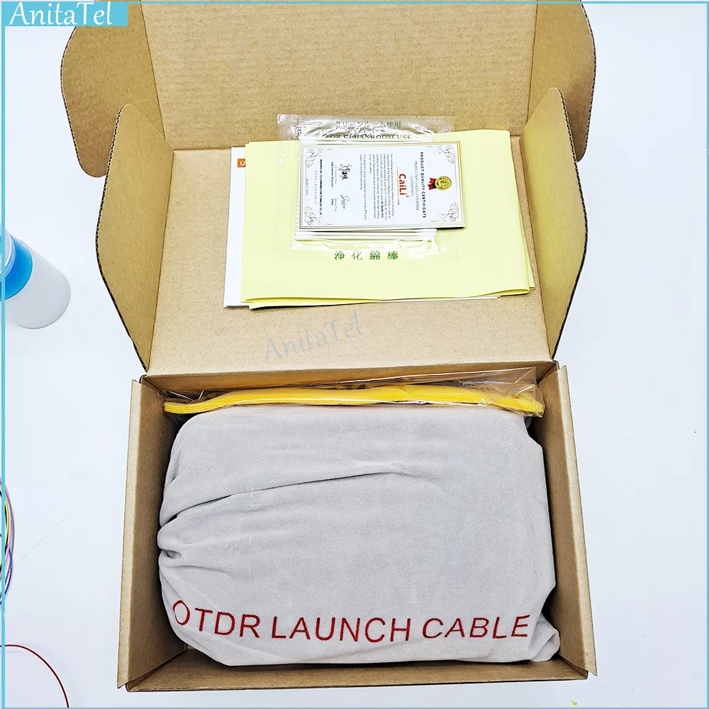 500m-2KM 광섬유 발사 케이블 박스 OTDR 블라인드 존 제거기 박스 SC/APC-SC/APC SC/UPC-SC/APC SM 1310/1550nm 광섬유 링