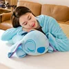 Disney Stitch Series Plush Throw Pillow Blanket 2-in 1 Sofa Back Cushion Car Office Children Nap Air-conditioned Causal Blanket 1