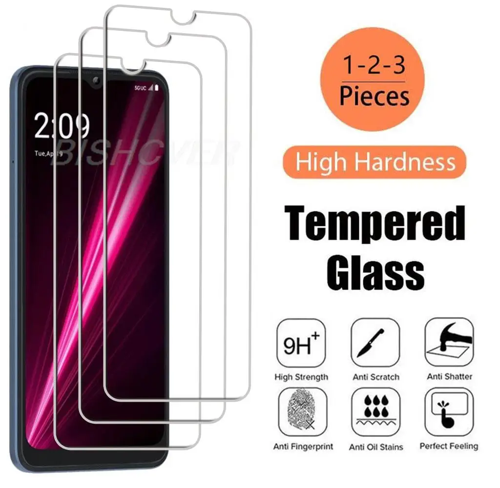 For T Mobile Revvl 6 Pro 5G 6.82" 2022HD Tempered Glass Protective On