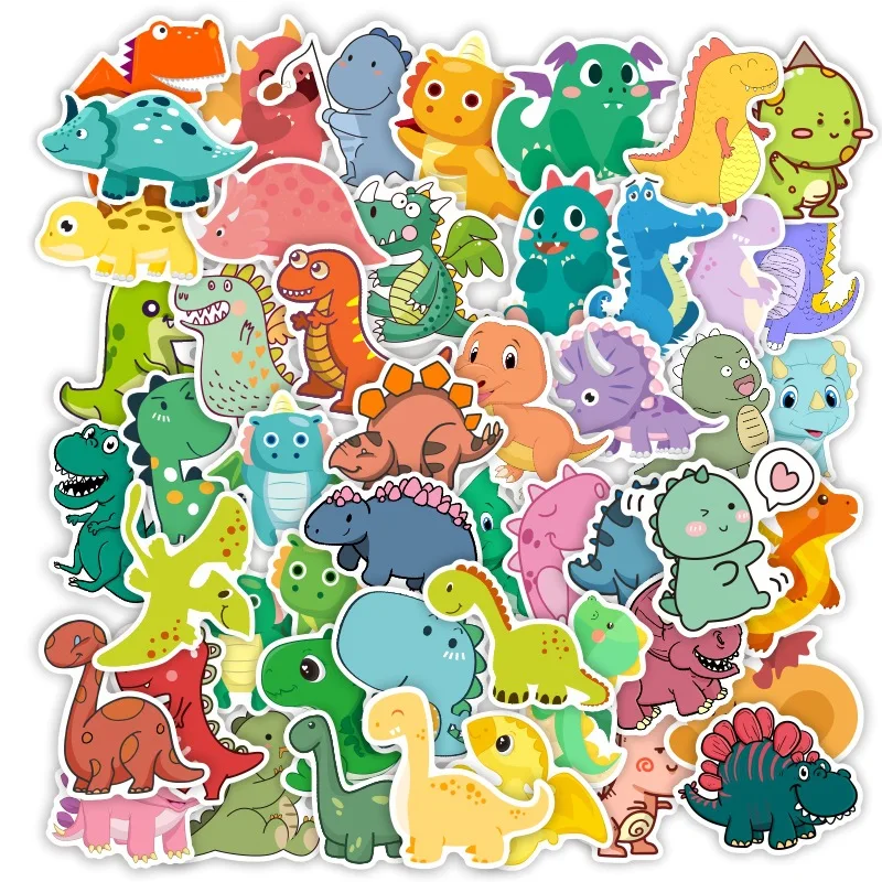 10/30/50Pcs Dinosaur Planet Stickers Waterproof Decal Laptop Motorcycle Luggage Snowboard Fridge Car Pegatinas