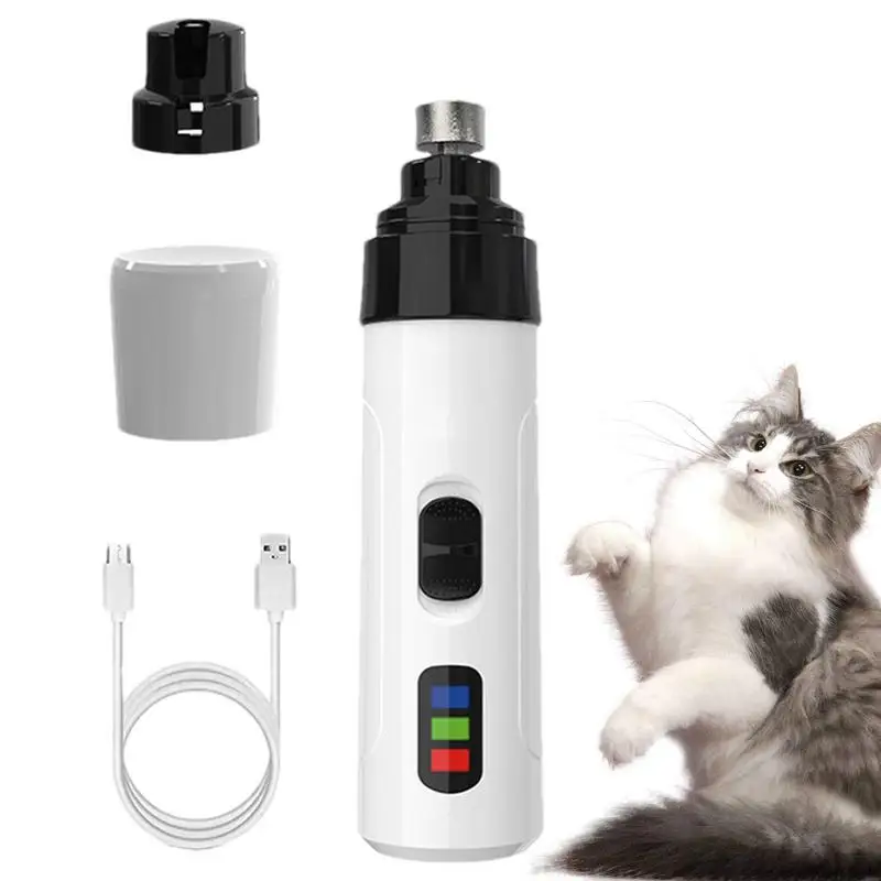 

USB-шлифовальная машинка для ногтей, для собак и кошек, маленький/средний/большой размер, 2 скорости