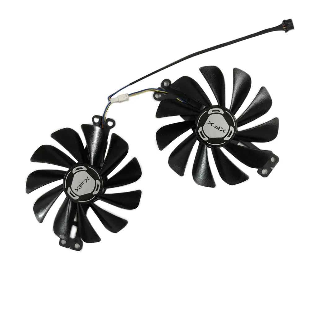 2Pcs/Set,95mm(100mm) Alternative FDC10U12S9-C,Graphics Card Fan,Video Cards Cooling,For XFX RX 6600 XT RX6600XT Speedstar