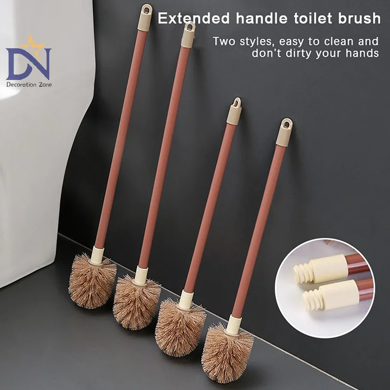 

Multi-Function Toilet Cleaning Brush Extended Toilet Brush Scrubber Bathroom Non-Dead Angle Wc Kitchen Cleaning Brush