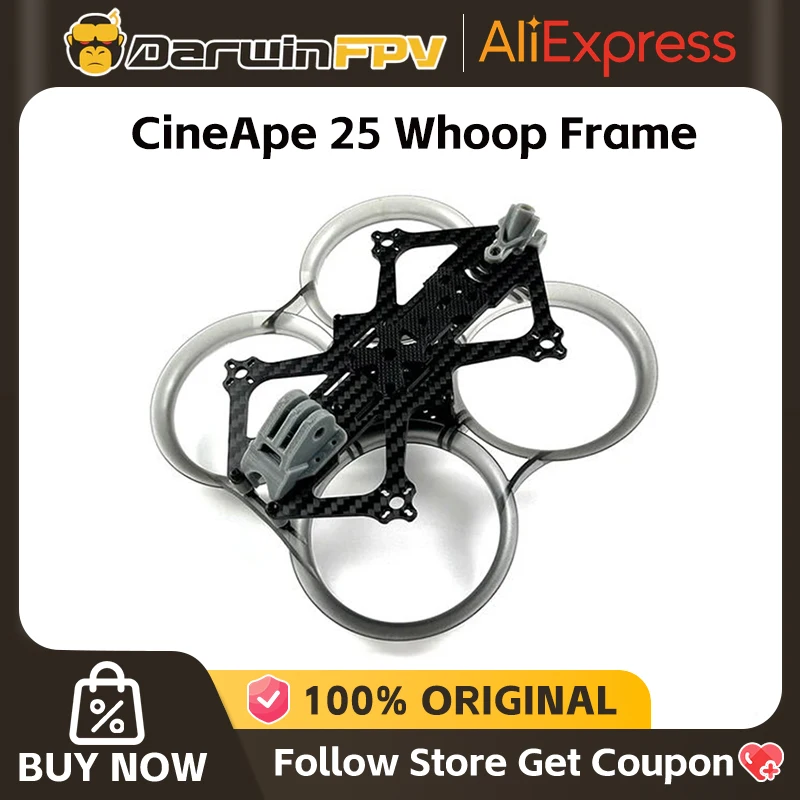 Cadre CineApe 25 2.5 pouces DarwinFPV - Pièces drone FPV micro