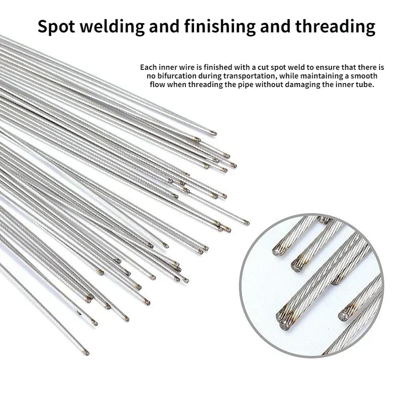 MTB & Road Bike Brake and Shifter Cable Set – Inner Core Wire, 2M Length, Multi-Pack Options