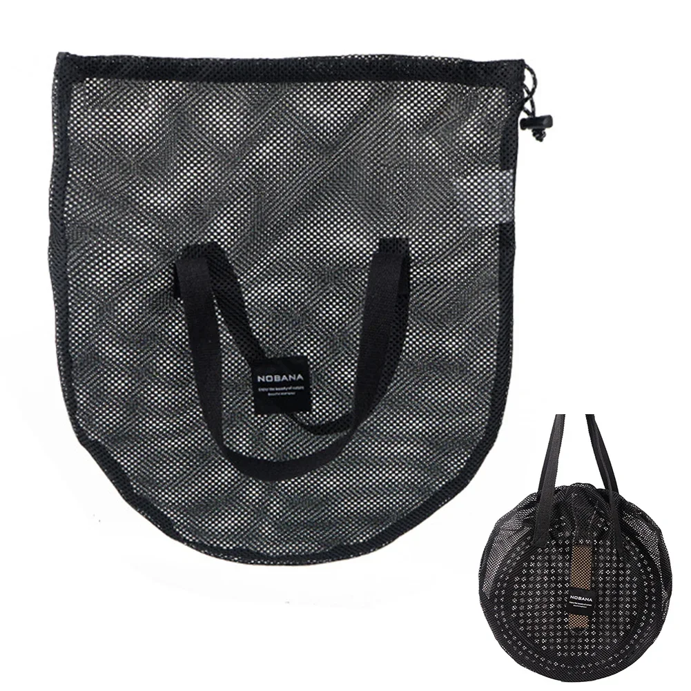 Convenient Grill Plate Carry Bag BBQ Frying Pan Storage Drawstring Design Multi-functional Use For Beach Trips