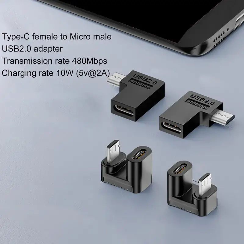 지지대 마이크 충전 데이터 변속기, 암에서 수 미니 USB 어댑터, USB 2.0