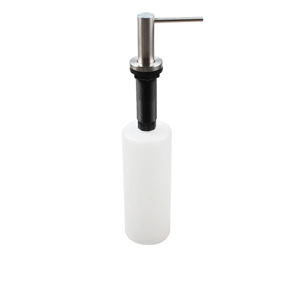 

Talea Stianless Steel Build-in Silver Soap Dispenser for Kitchen Sink,Countertop Pump Equip with Bottle F391