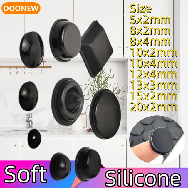 Rubber Anti Slip Pads Bumpers  Anti Slip Bumper Black Pad - Adhesive Anti  Slip - Aliexpress