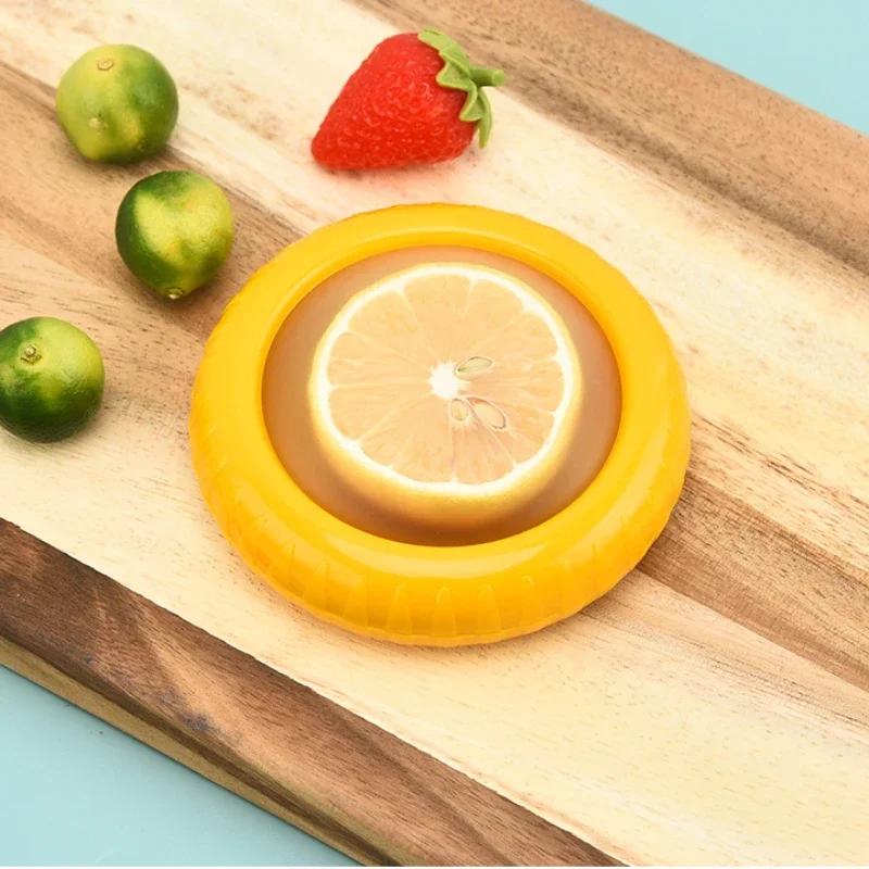 Kitchen storage box Creative Fruit Crisper Silicone Film Sealed Mini Refrigerator Storage Box Vegetable Avocado Lemon Storage