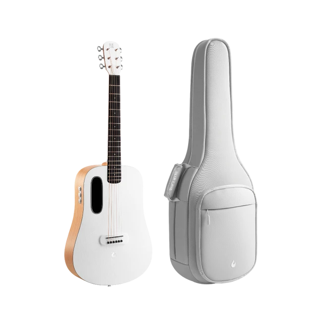 Fire Guitar Blue Lava Original Scholar Folk Guitar 36-Inch Travel 