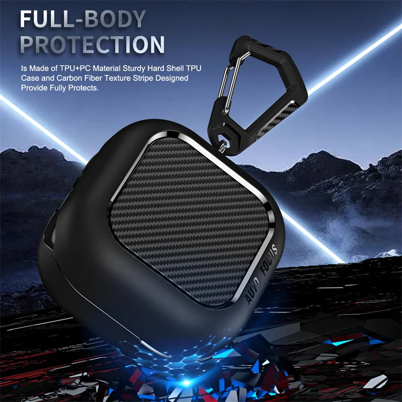 Custodia Protettiva per Samsung Galaxy Buds 4 Pro, Cover Antiurto per Auricolari, Accessori, Borsa Portachiavi, Coque Capa Funda - Image 3