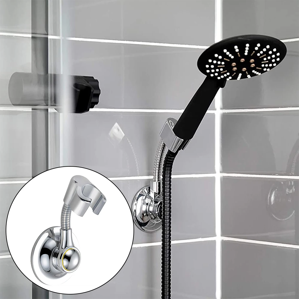 ABS Shower Holder Shower Accessory Adjustable Manual Shower Holder With Suction Cup Bathroom Fixture Shower Mounting Brackets