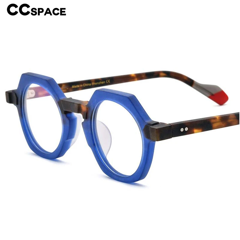 Mujer ingresos Exactamente Gafas ópticas redondas Retro para hombre y mujer, lentes transparentes de  acetato, 55099| | - AliExpress