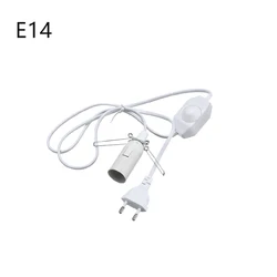Adjustable Lamp Base with Dimmer Switch and LED Bulb - E14 (White)