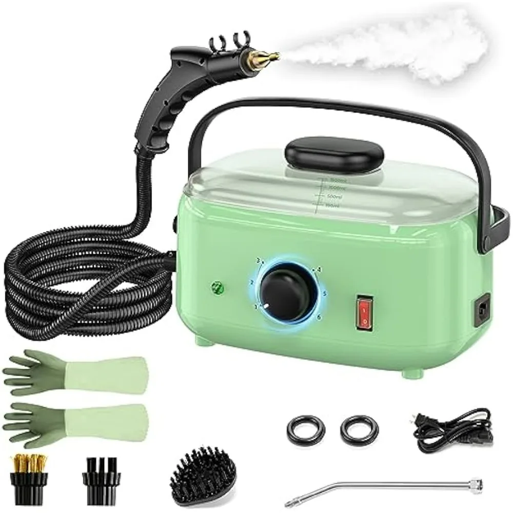 

Handheld Steam Cleaner Green ,2500W Steam Cleaner, High Pressure Steamer for Cleaning, Handheld Portable Steam Cleaner