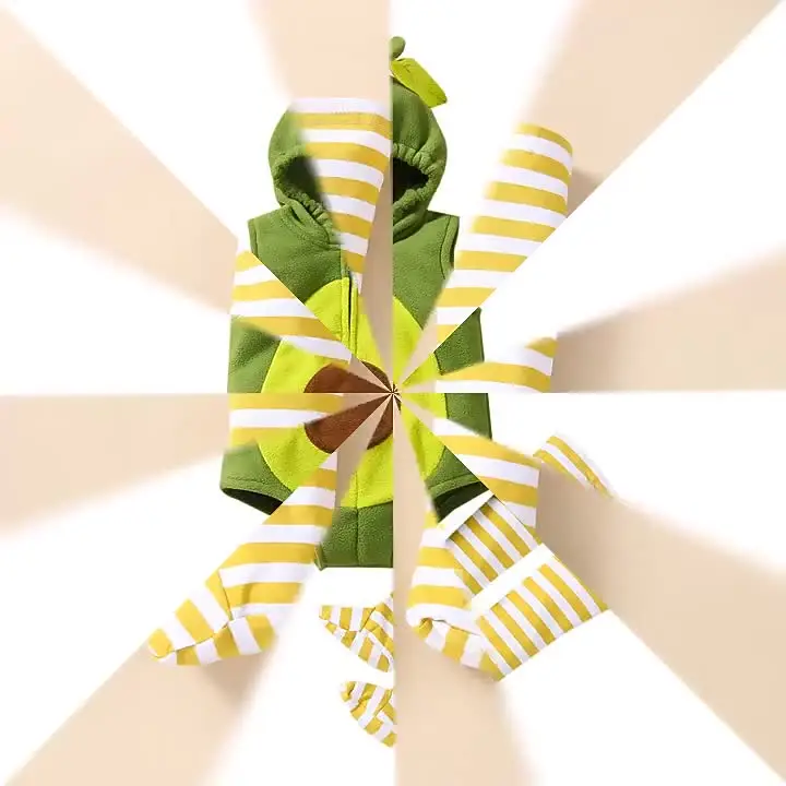 Детский костюм с авокадо Umagden комбинезон капюшоном и леггинсы для мальчиков