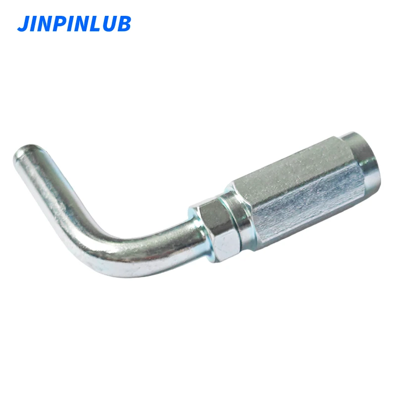 plating straight elbow connector Hose Stud Threaded Sleeve 6mm 8mm 10mm for high pressure hose