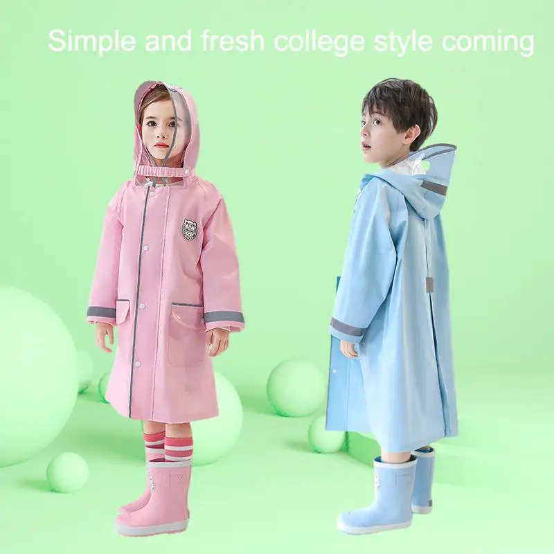 

Stay Dry and Stylish with our Elementary School Students' Raincoat, Rain Gear, Rain Poncho, and Backpacks Collection