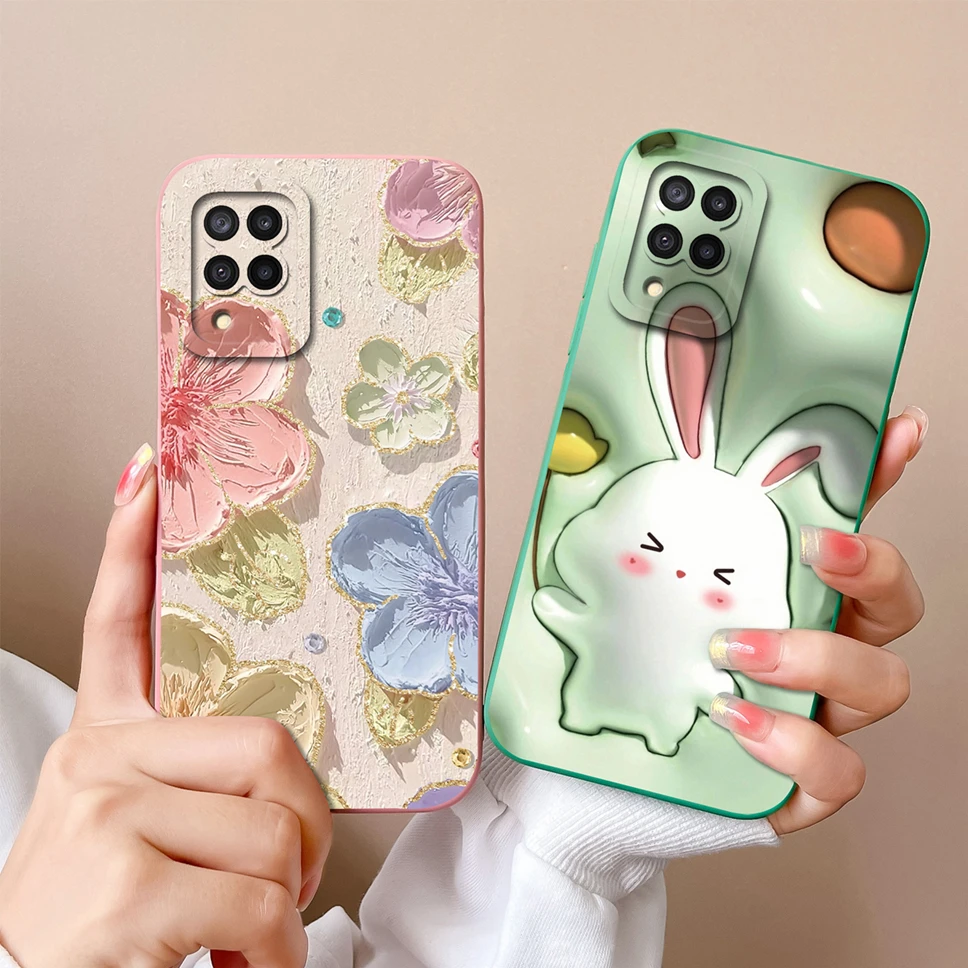 Cute Creative Style Soft Liquid Silicone Shockproof Anti-Slip Phone Case