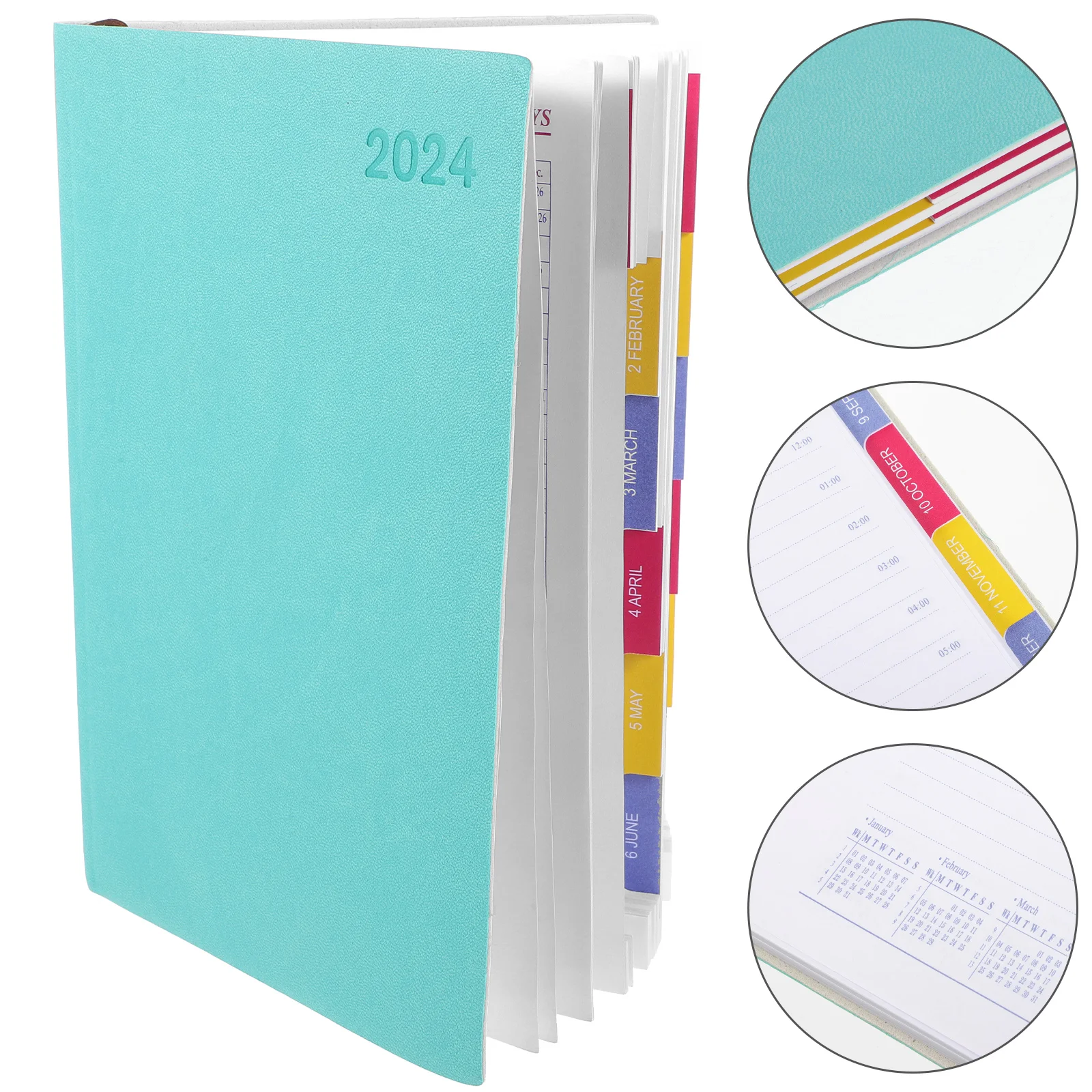 

English Daily Academic Planner Note Taking Book 2024 Schedule Planner English Notebook