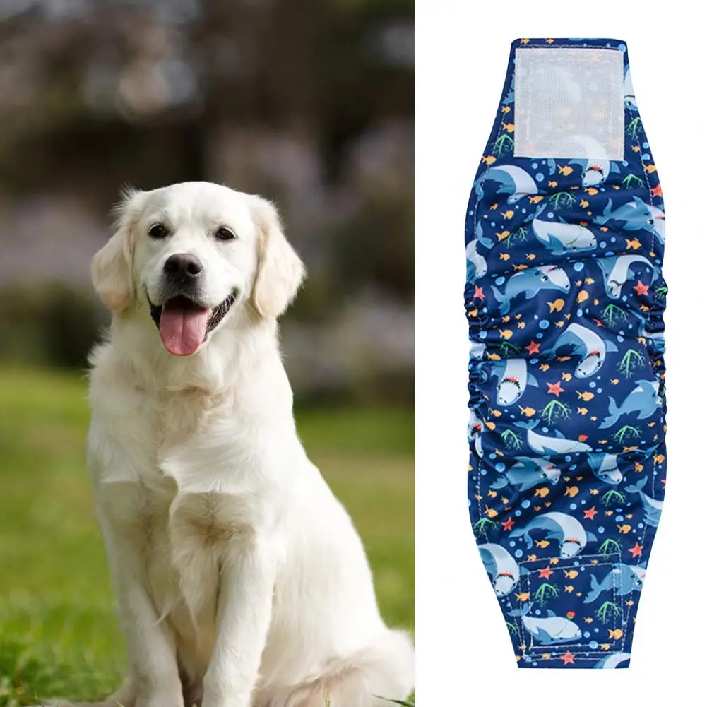 Title 13, Male Dog Belly Band Diapers Fastener Tape Adjus...