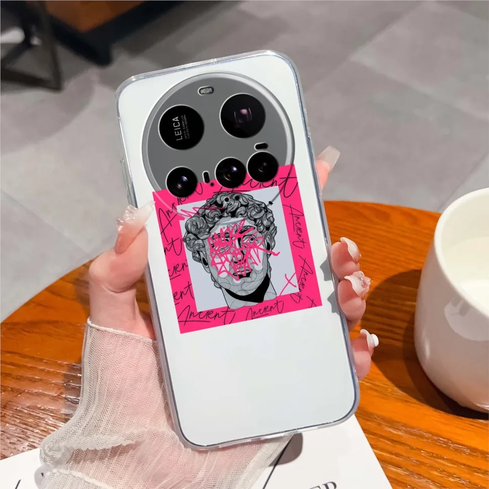 Floral Clear Silicone Anti-Drop Protective Smartphone Case