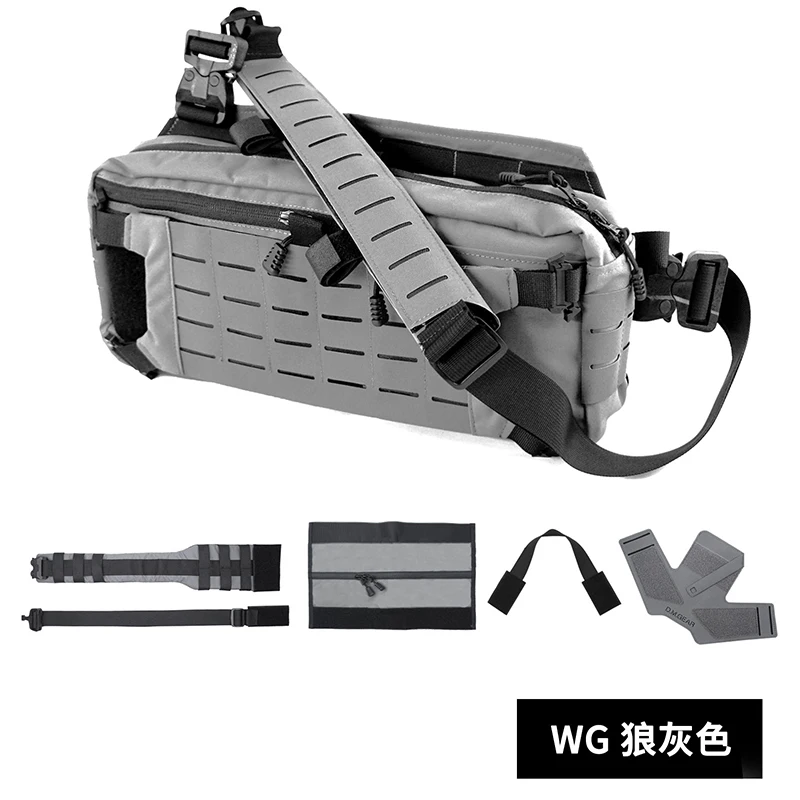 DM 421X Multi functional Shoulder Bag Top Matching Chest Hanging Shoulder Bag Combination