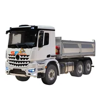 6x6 RC Truck 1/14 Hydraulic Remote Control Dump Truck Metal Model Toy with Light Sound System Boys Remote Control Toy 2025 New 2