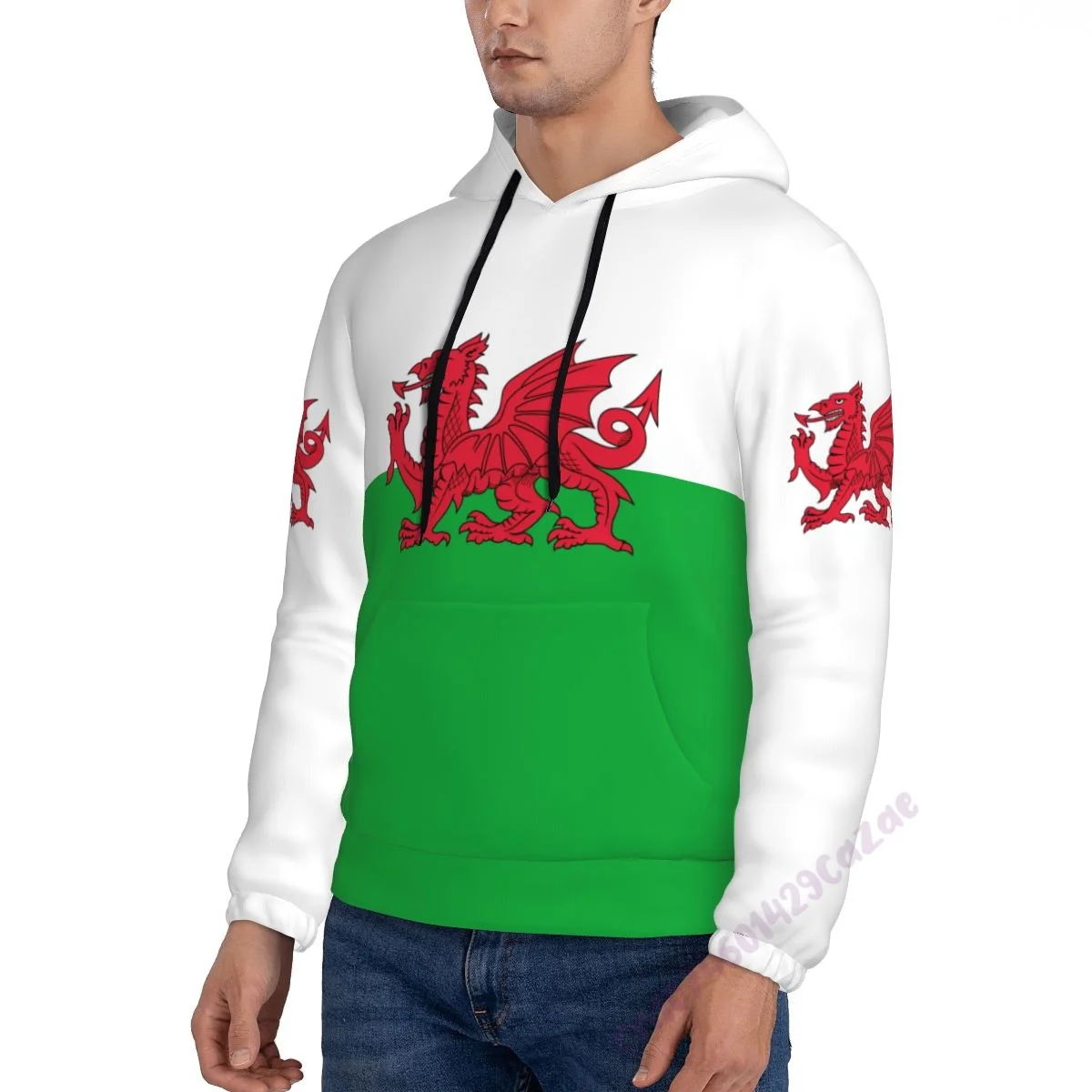 

Custom Name Wales Welsh Cymru 3D Country Flag Print Hoodie Men Sweatshirt Women Hip Hop Streetwear Tracksuit Clothing