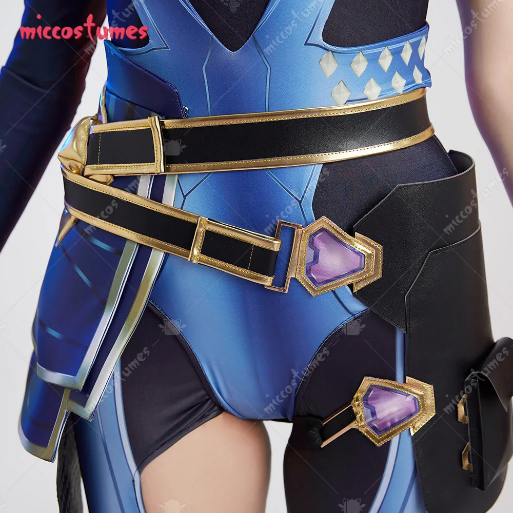 Frauen Reyna Bodysuit Cosplay Kostüm mit Hose und Ohrringen für Frauen Halloween Cosplay Kostüm 7