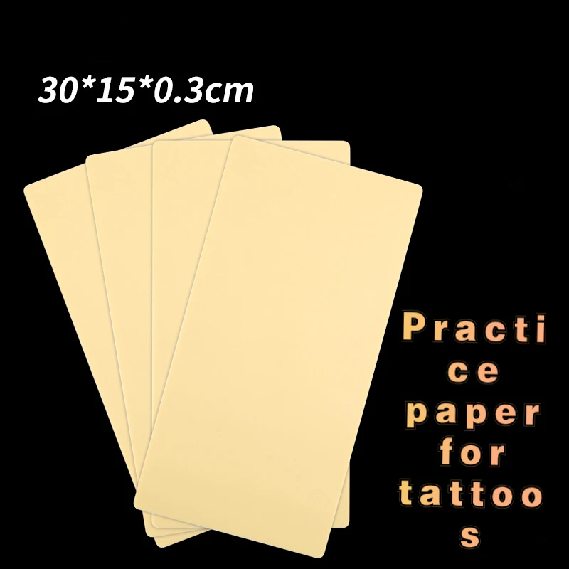 3MM Thick Tattoo Practice Skin Professional A3 Silicone Practice Skin Blank 30x15/40x30cm Fake Skin Student Practice Skin 5PCS