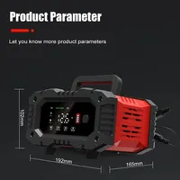 20A/10A Car Motorcycle Battery Charger 12V/24V Smart Charger Lithium AGM GEL Lead-Acid LiFePO4 Battery Chargers - Image 5