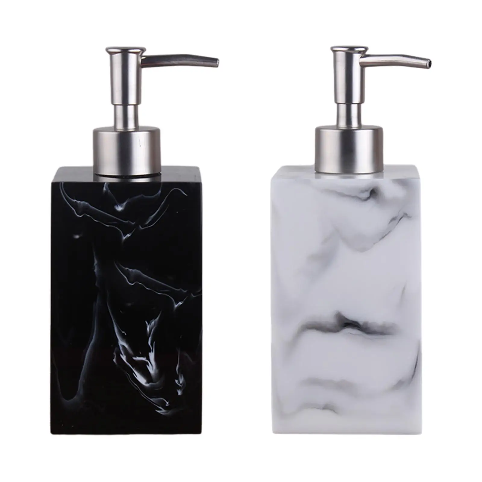 Elegant Marble-Textured Soap Dispenser for Home, Kitchen, and Bath Spaces