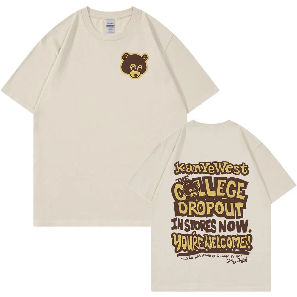 Kanye West THE COLLEGE DROPOUT Tシャツ Vintage Y2K Kanye West The College Dropout T-shirt Hip-Hop is Back