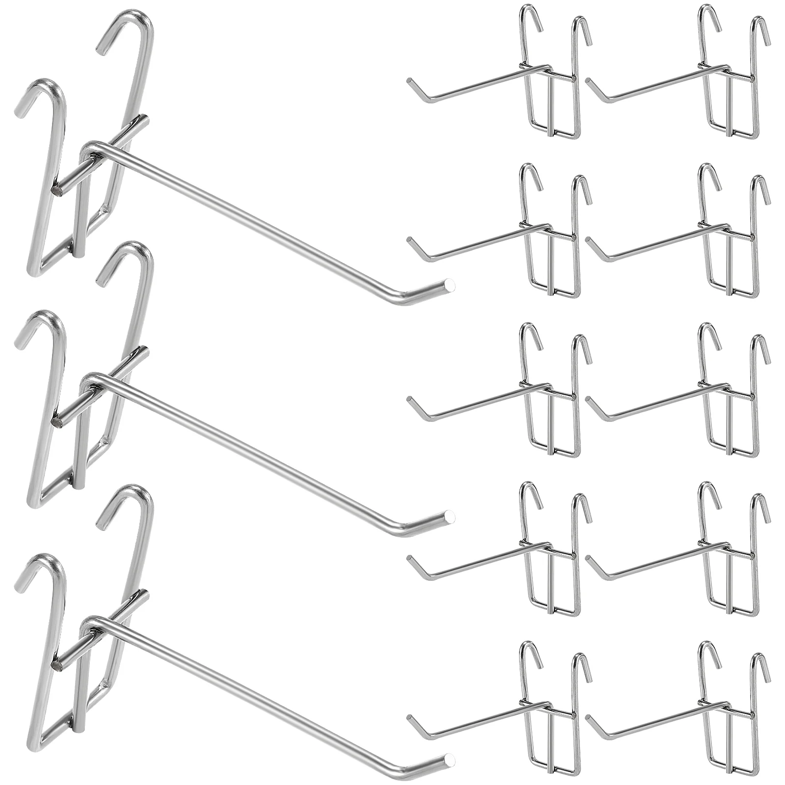 

30 Pcs Racks for Clothes Hangers Kitchen Hooks Mesh Supermarket Display Coat Multifunctional