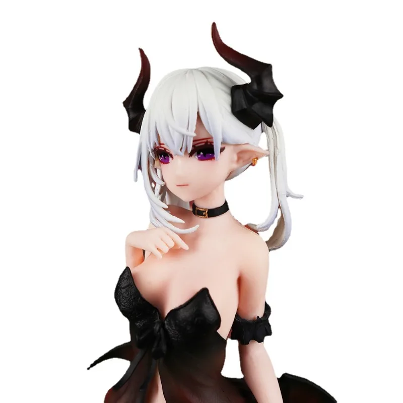 

Insight Little Devil Short Dress Lilith Anime Action Figure Beautiful Chasing Eye Devil Girl Desktop Ornaments Collection Model