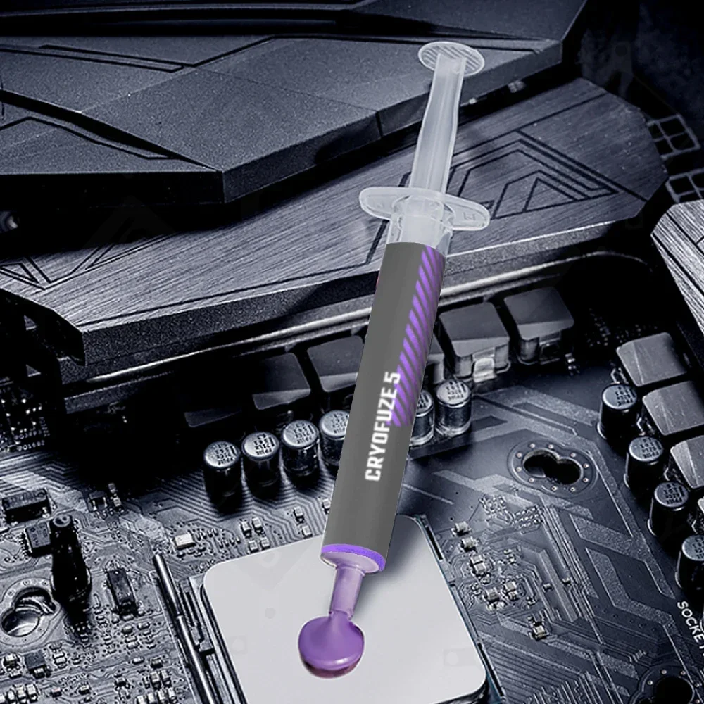 쿨러 마스터 크라이오퓨즈 컴퓨터 방열 그리스 보라색 페이스트, PC 노트북 GPU CPU 방열, 5 12.6W/mk