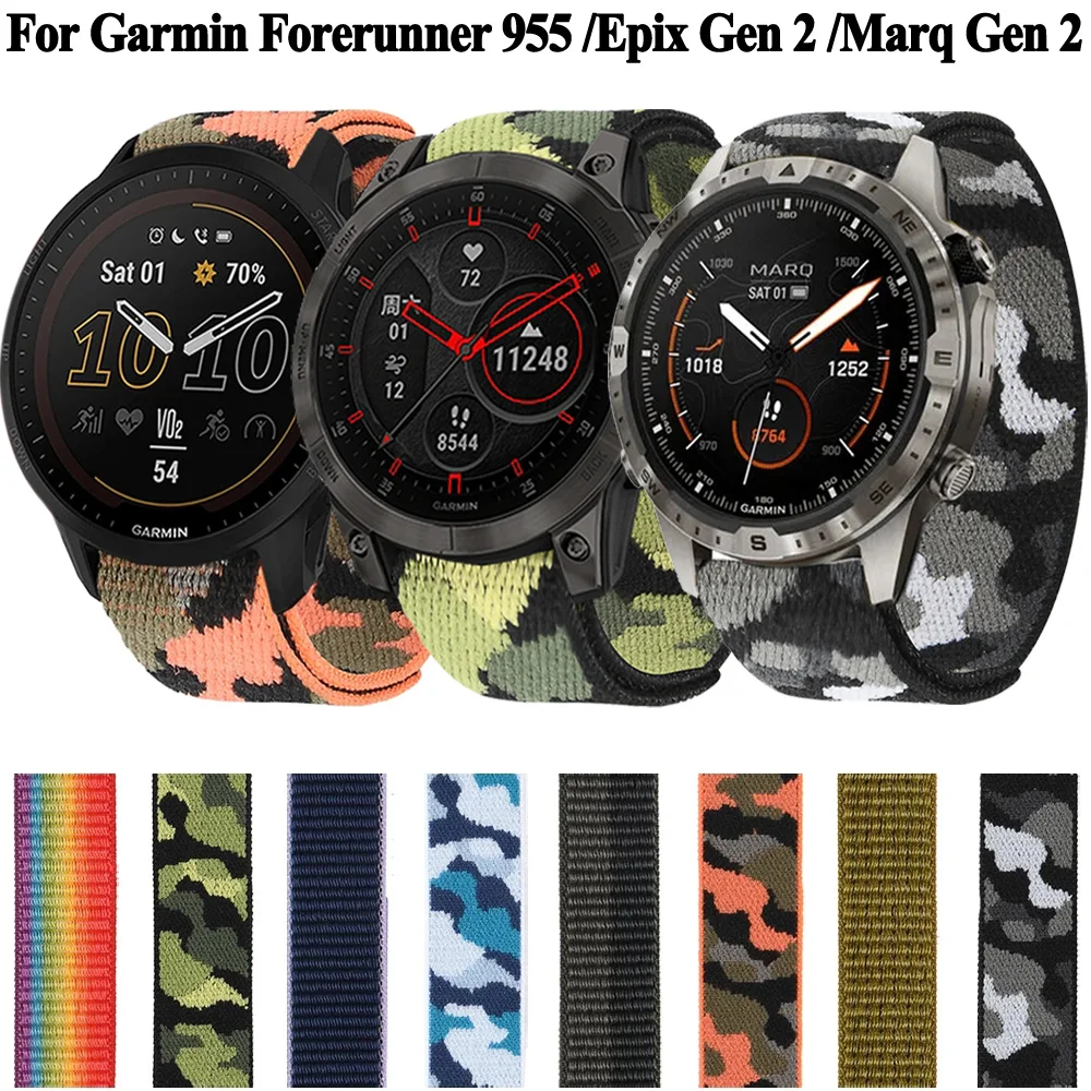 Cinturino Per Garmin Enduro 2 Fenix 6X 6S Pro Solar 5X Plus 5S 3 Hr Descent Mk1 Mk2 Mk2I Cinturino Cinturino Cinturino Gancio E Look Cintura In Nylon